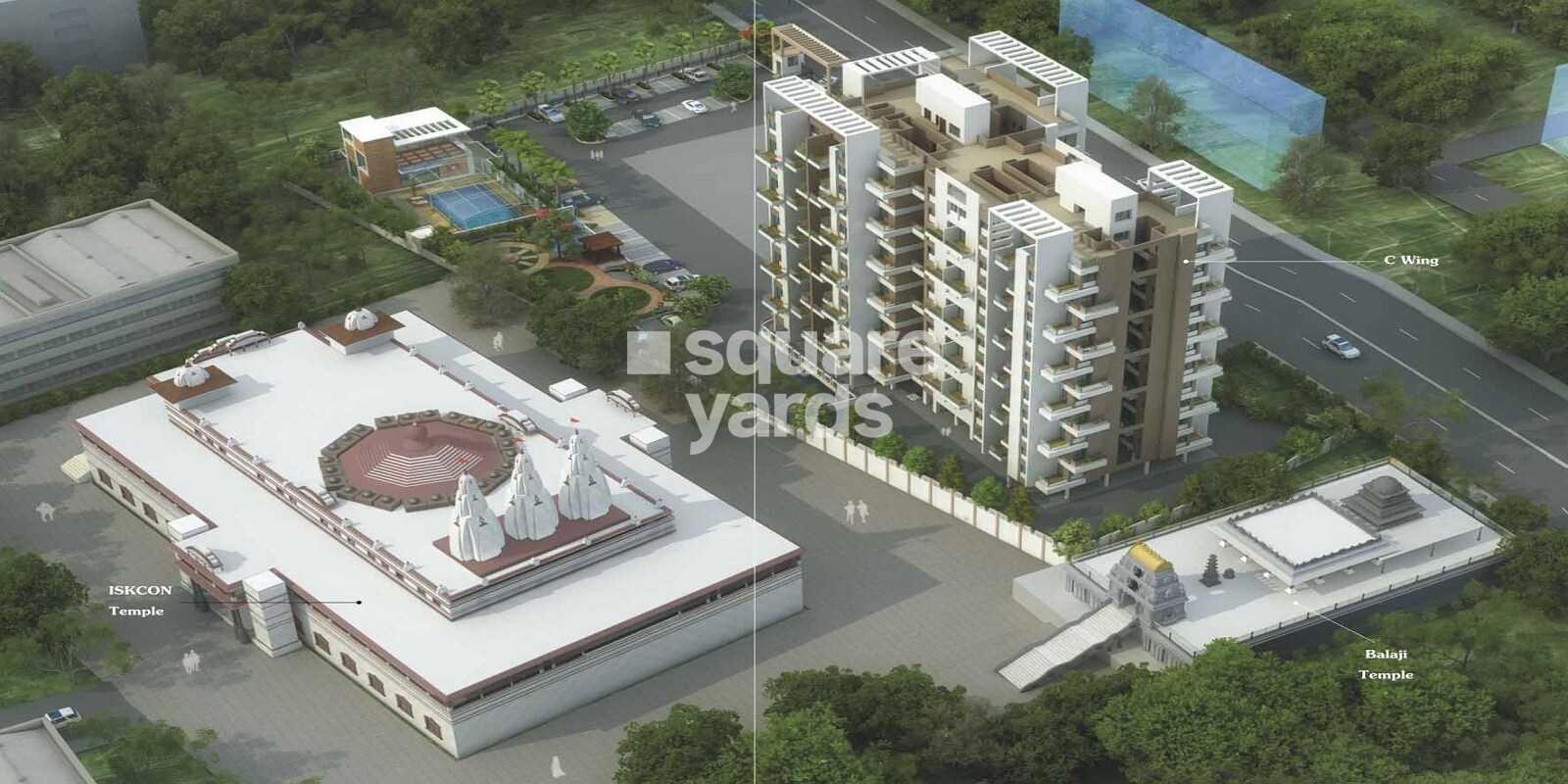 Vrindavan Barsana Dham Tower View 2