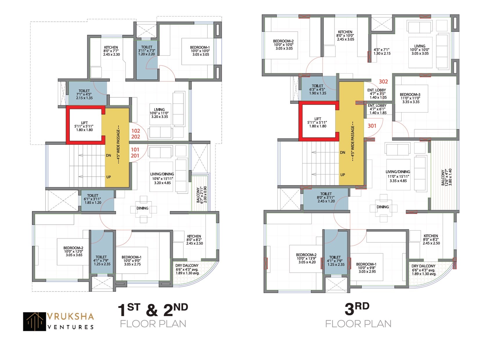 Vruksha Residences Floor Plans