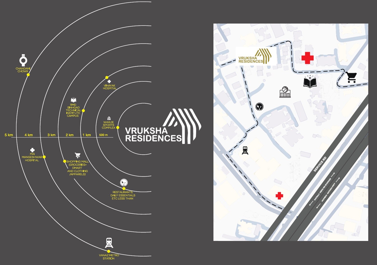 Vruksha Residences Location Image