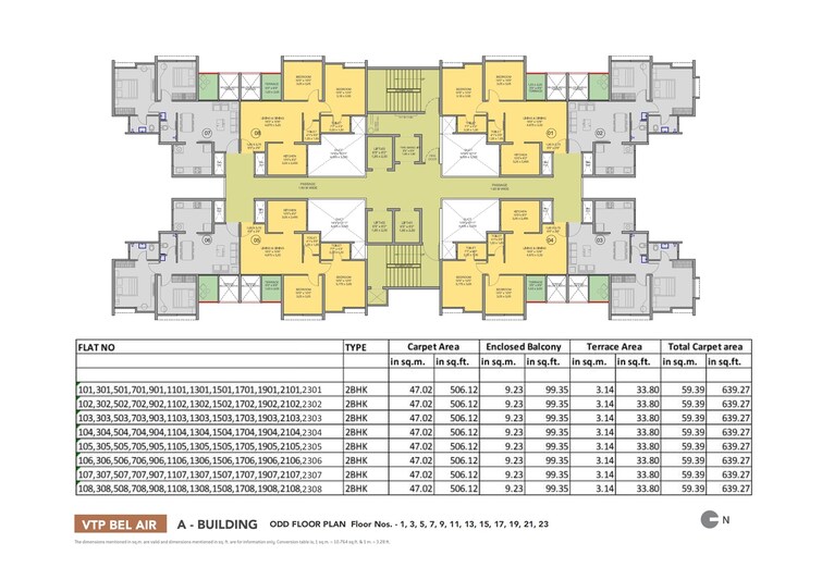VTP Belair Floor Plans 1