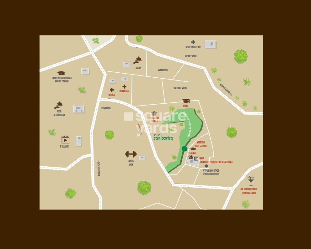 VTP Celesta Location Image