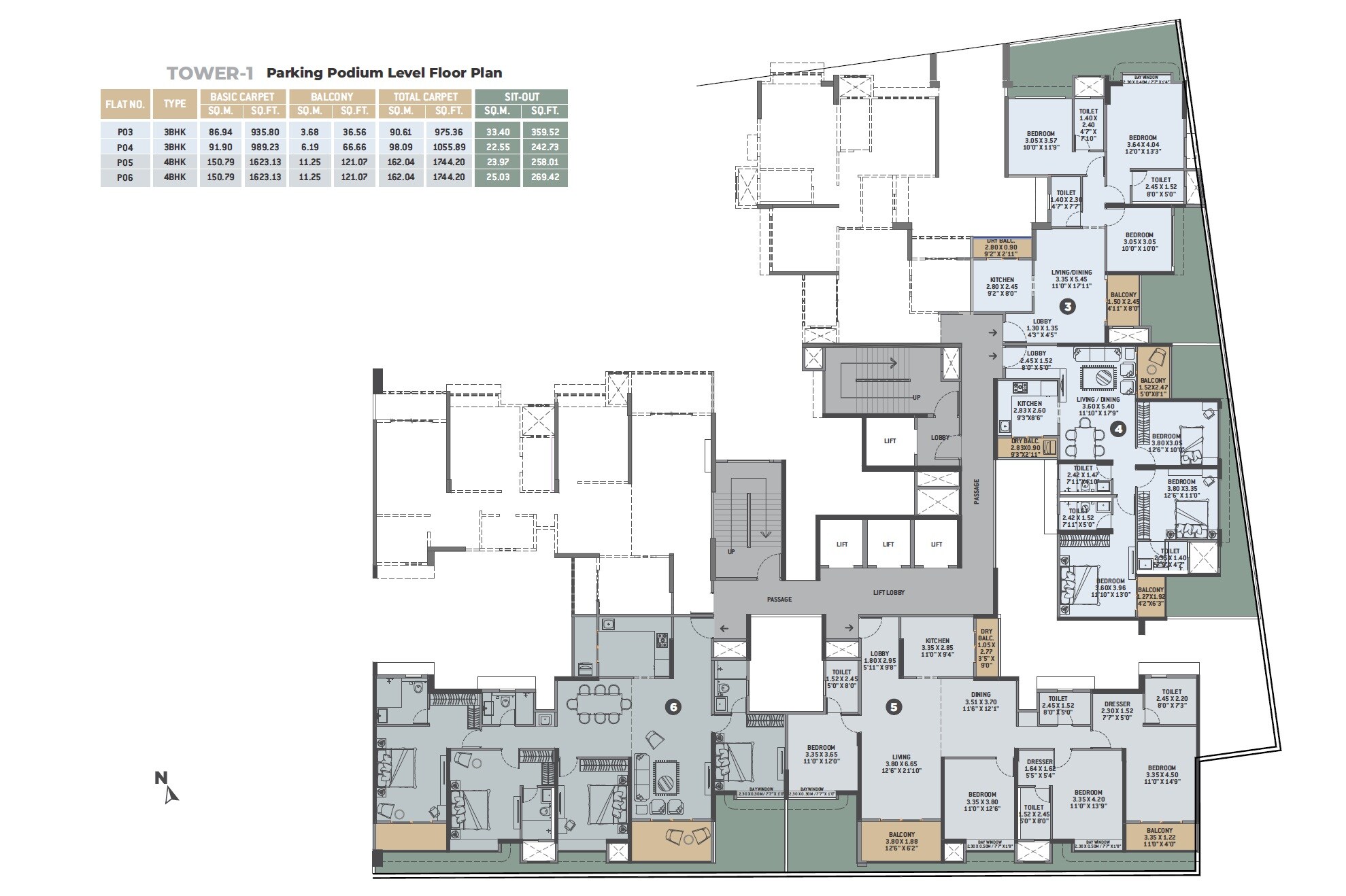 VTP Cielo Floor Plans 1