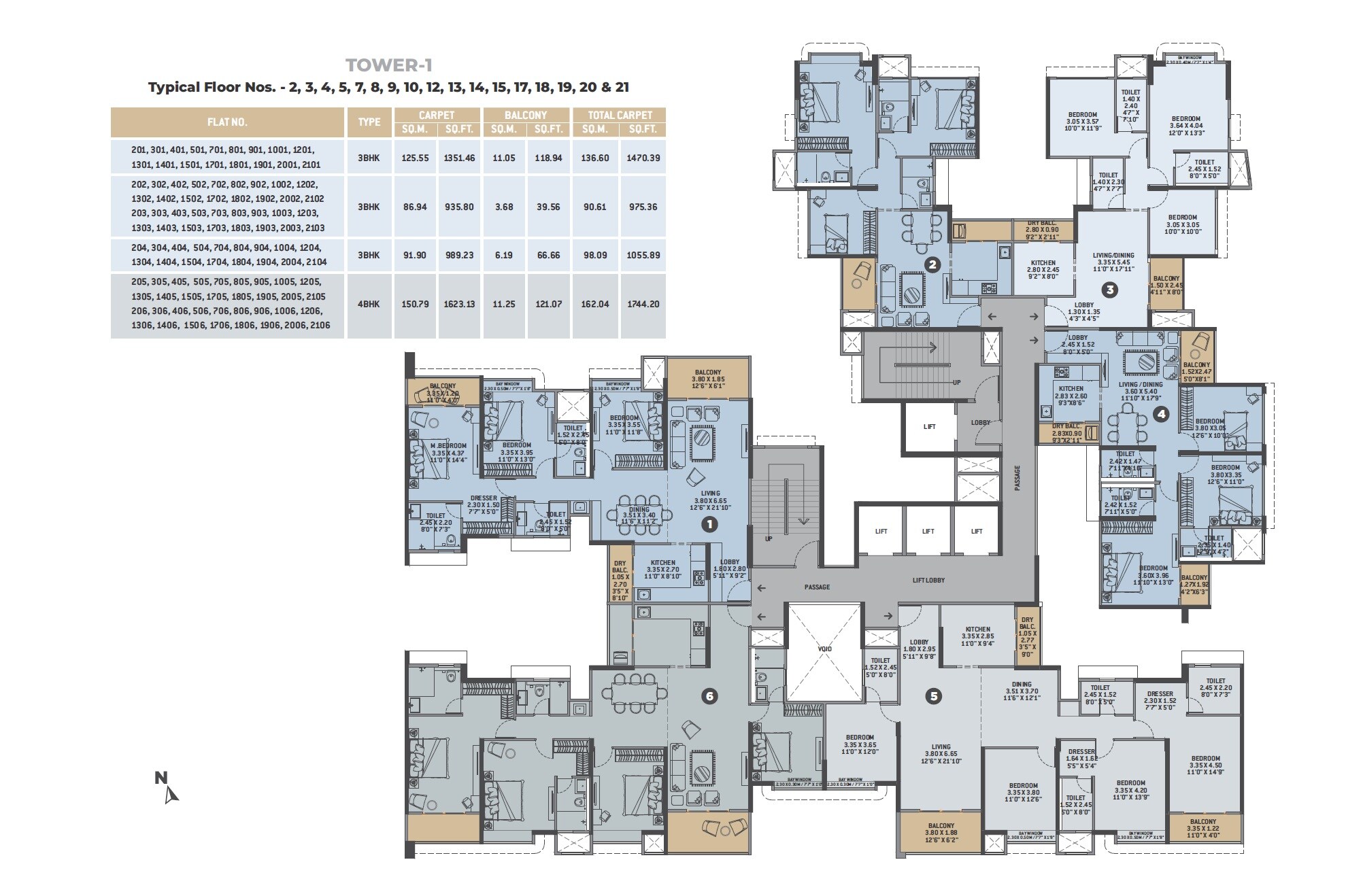 VTP Cielo Floor Plans 2