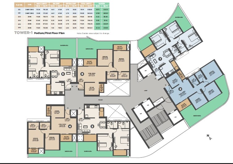 VTP Dolce Vita Floor Plans 2