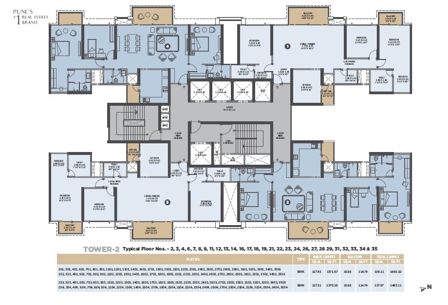 VTP Monarque Floor Plans 1