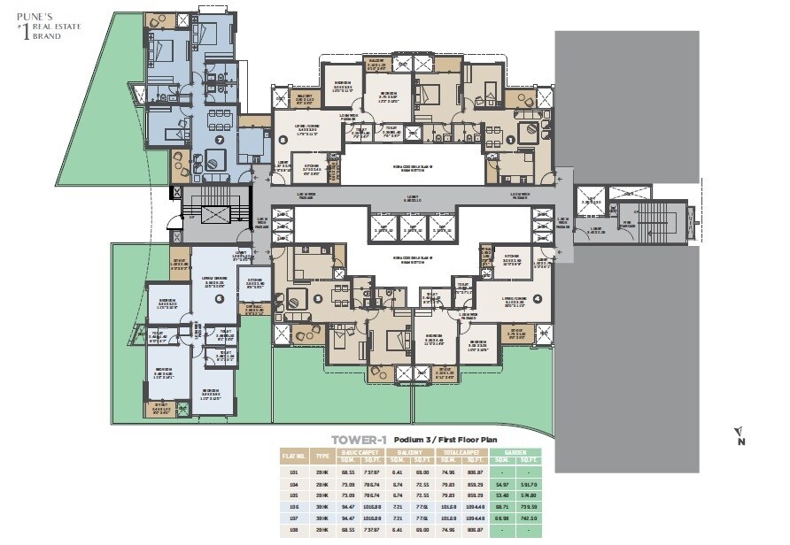 VTP Monarque Floor Plans 2