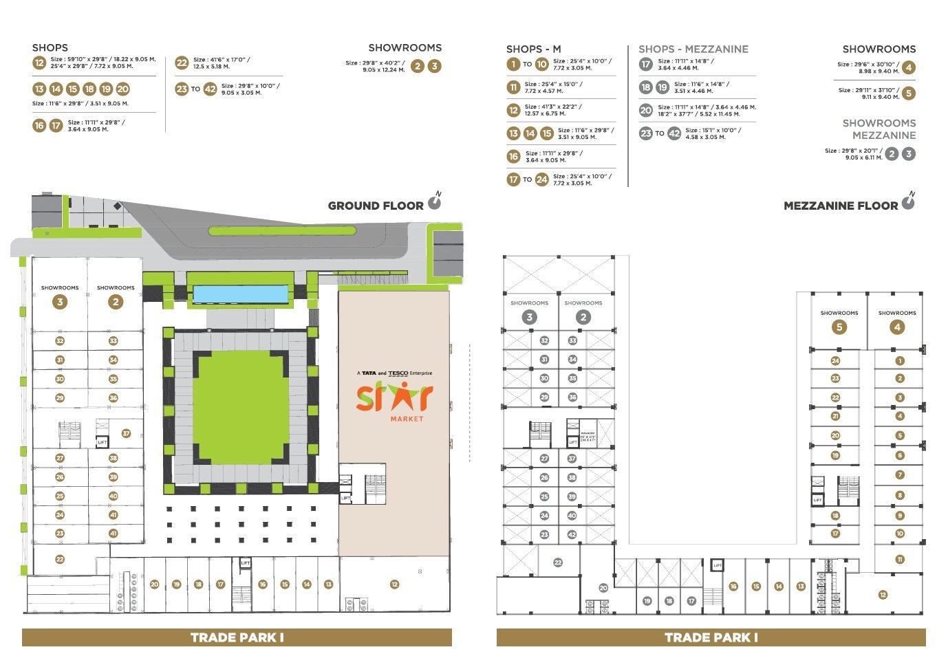 VTP Trade Park Floor Plans 1