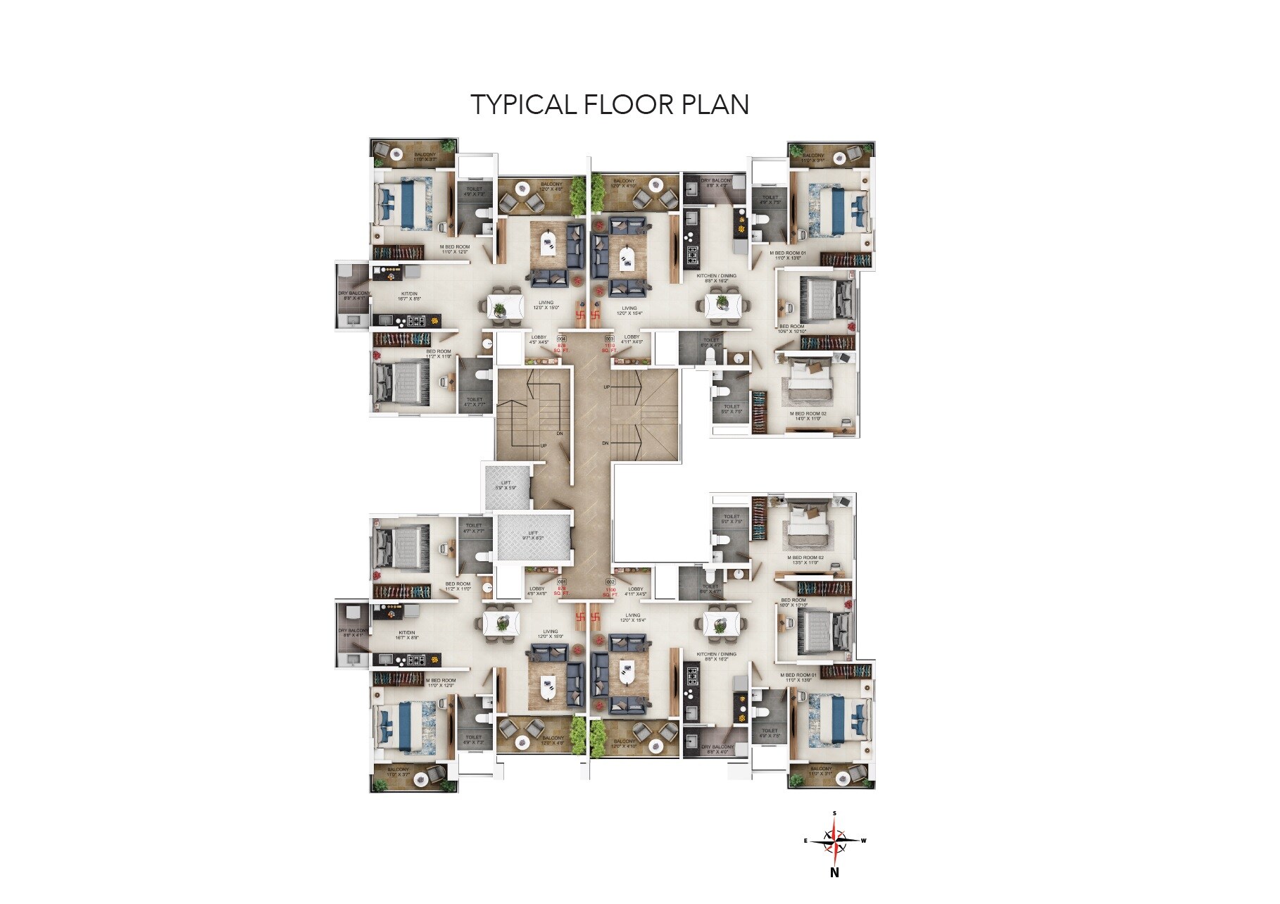 Vyas Anudatta CHS Floor Plans