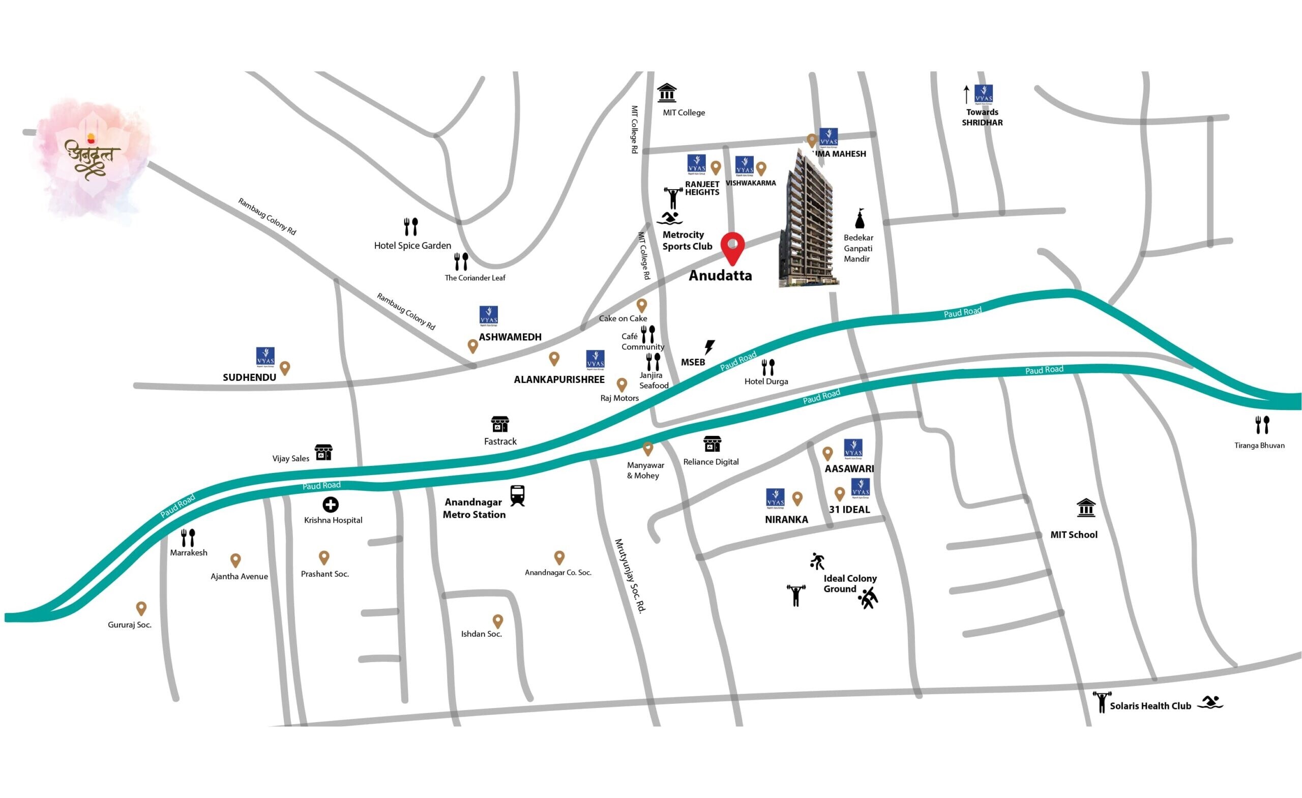 Vyas Anudatta CHS Location Image