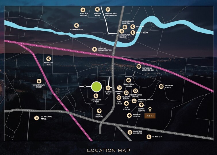 Vyom Avinea Location Image