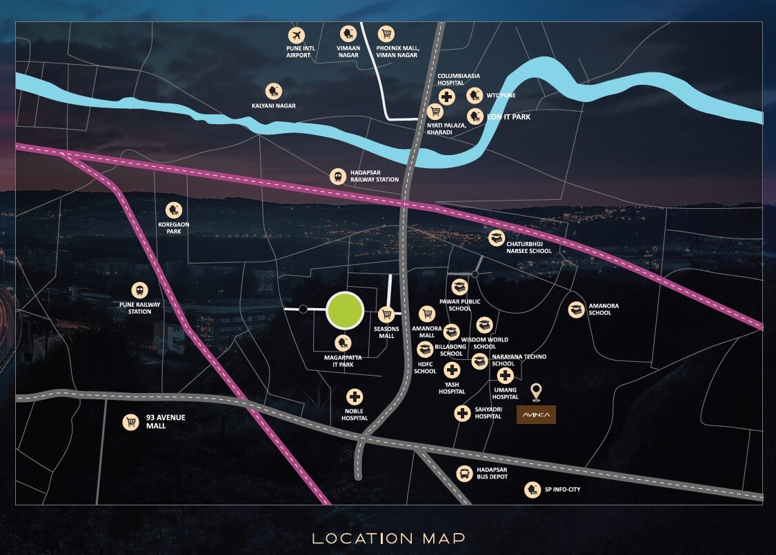 Vyom Avinea Location Image