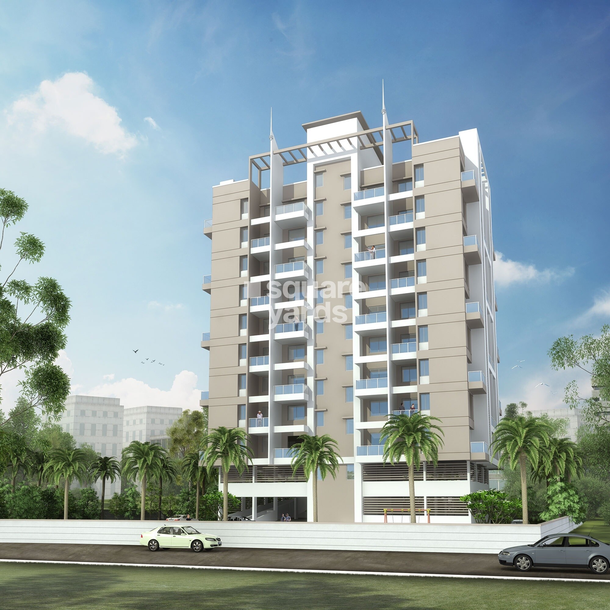 Wadhwani Sai Shivam Tower View