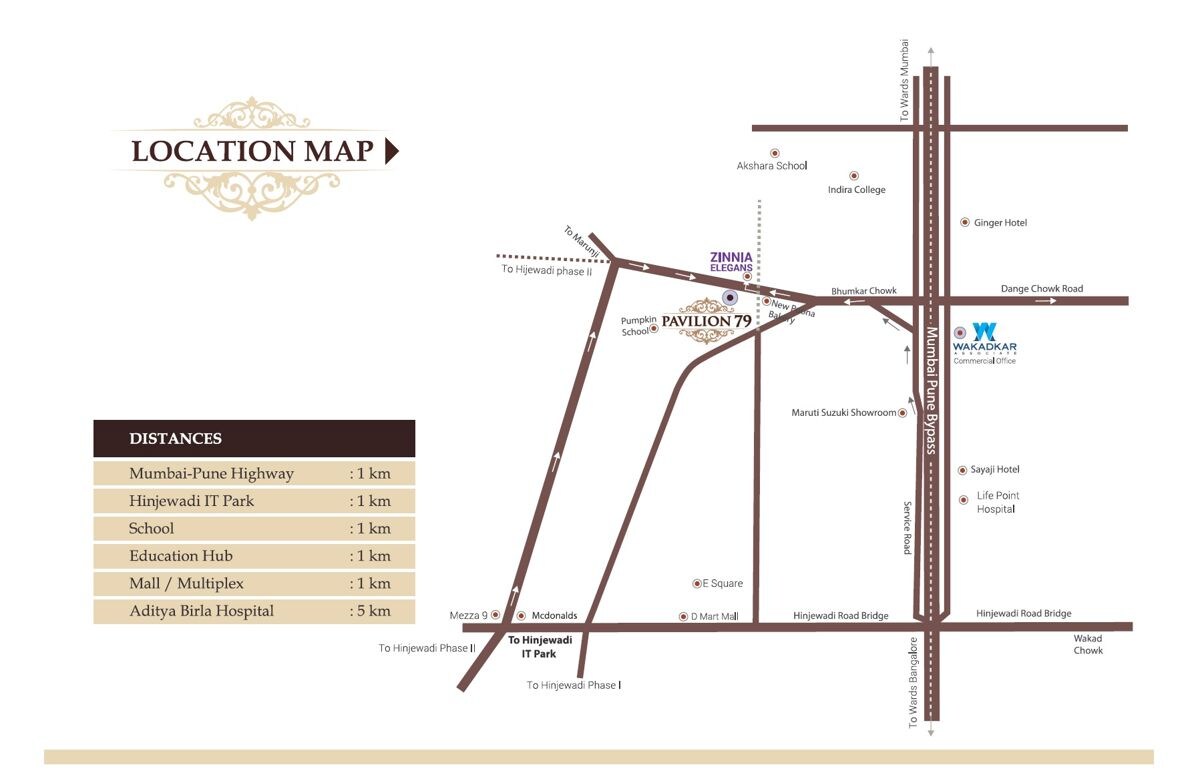 Wakadkar Pavilion 79 Location Image