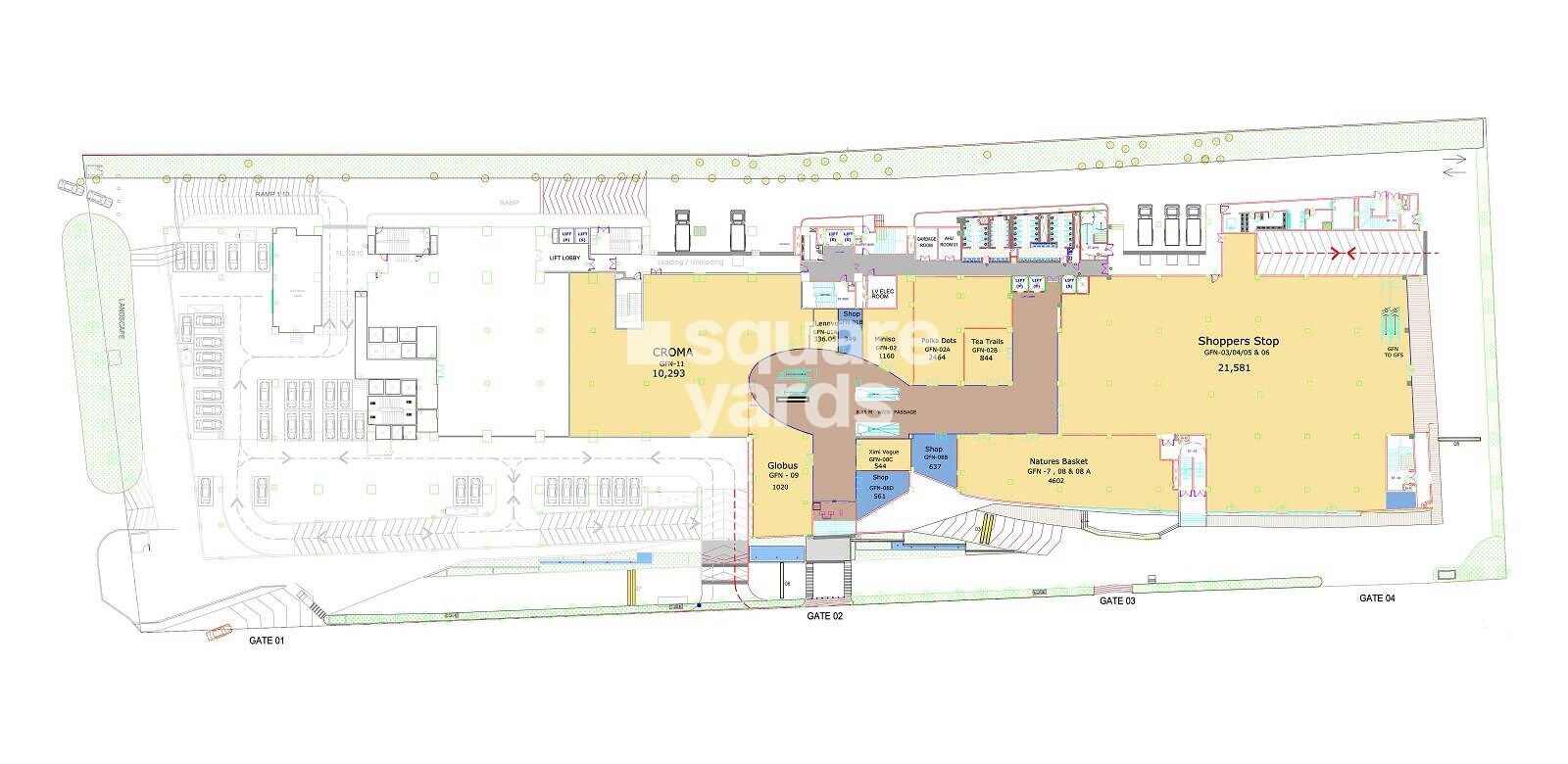 Westend Mall Floor Plans 1
