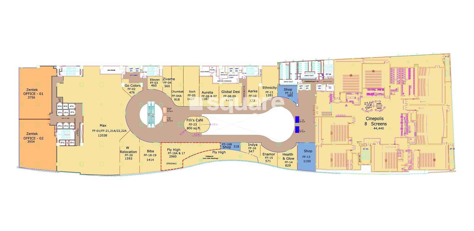 Westend Mall Floor Plans 4