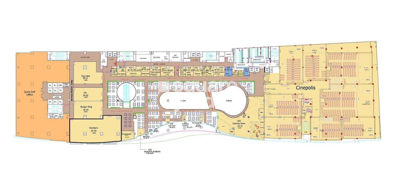 Westend Mall Floor Plans 5