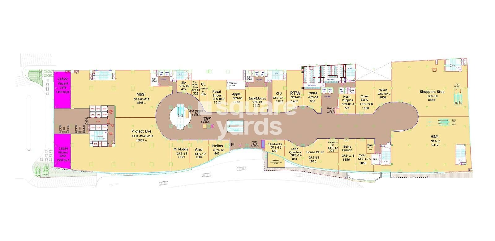 Westend Mall Floor Plans 2