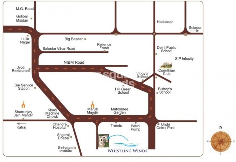 Whistling Winds Location Image