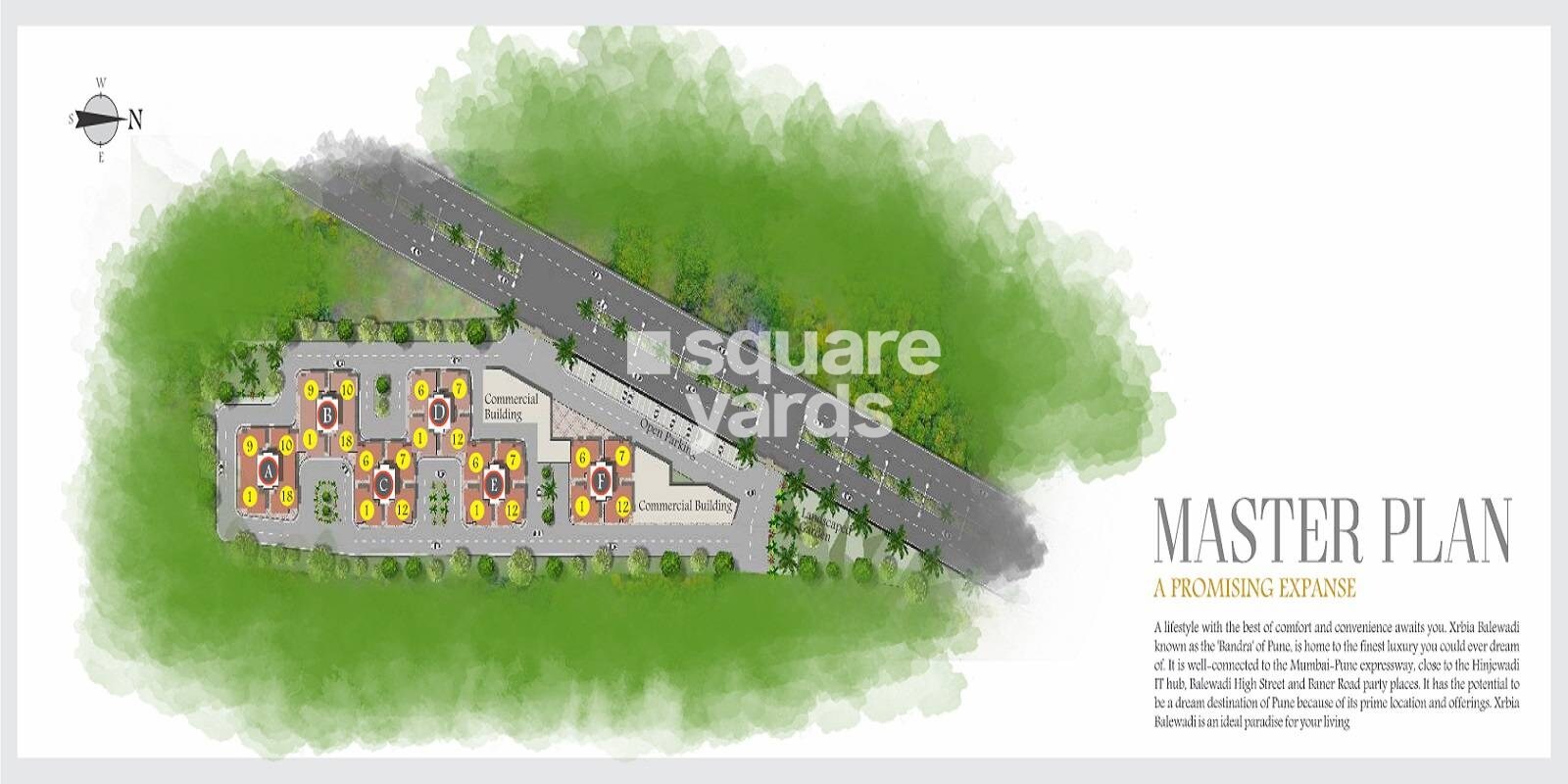 Xrbia Balewadi Master Plan 1