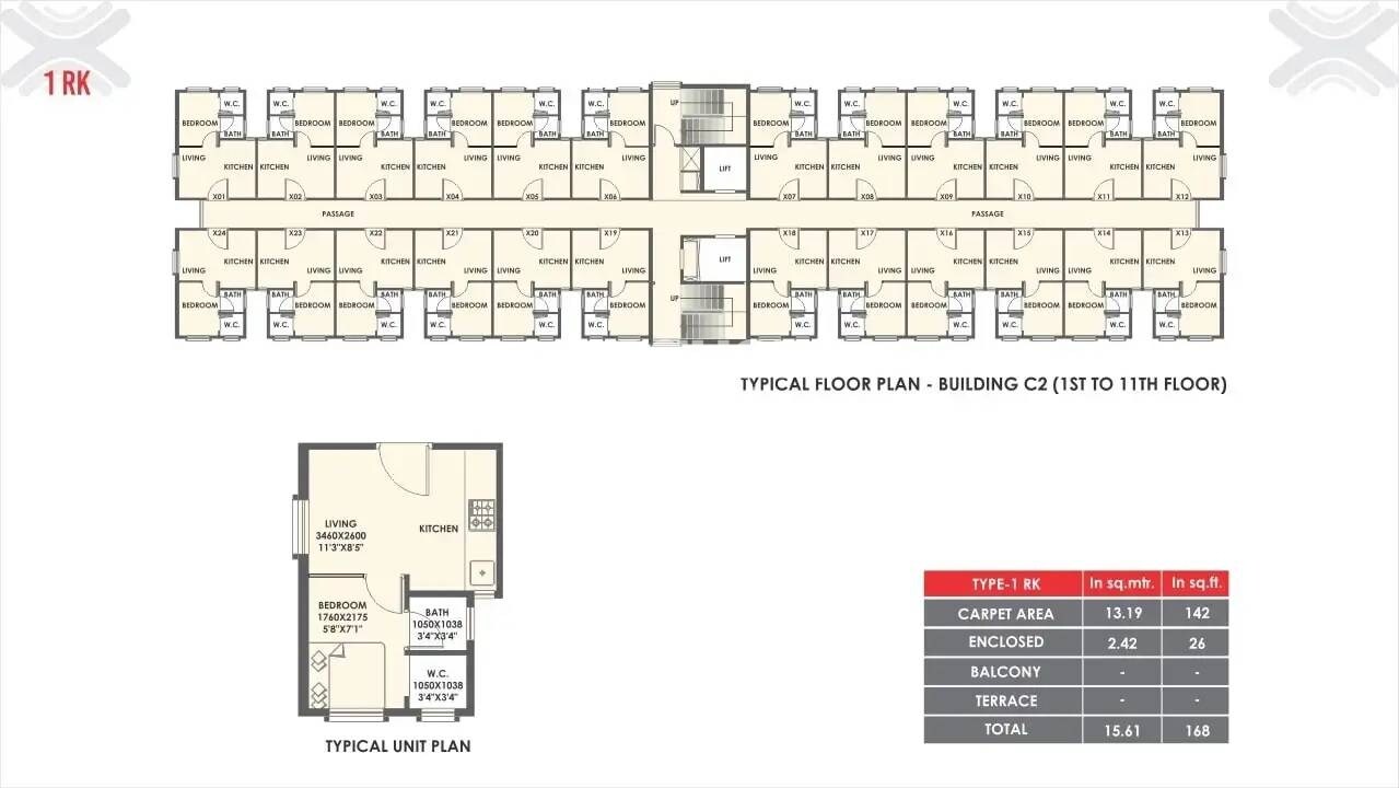 Xrbia Eiffel City Floor Plans