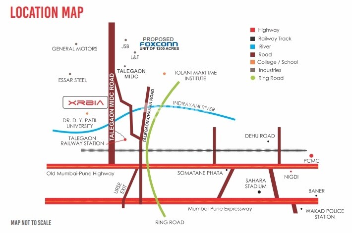 XRBIA Talegaon Ambi Location Image