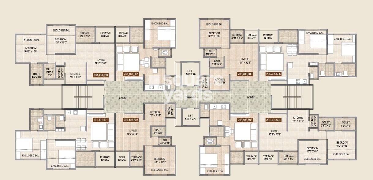 Yashada Aarambh Floor Plans
