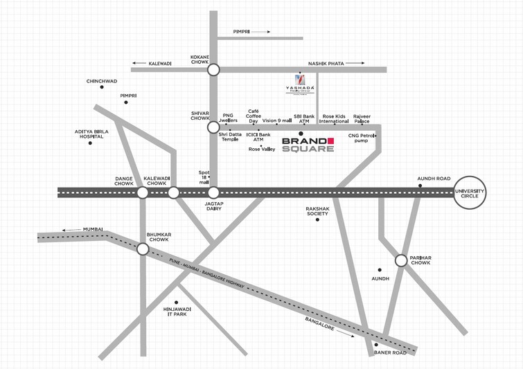 Yashada Brand Square Location Image