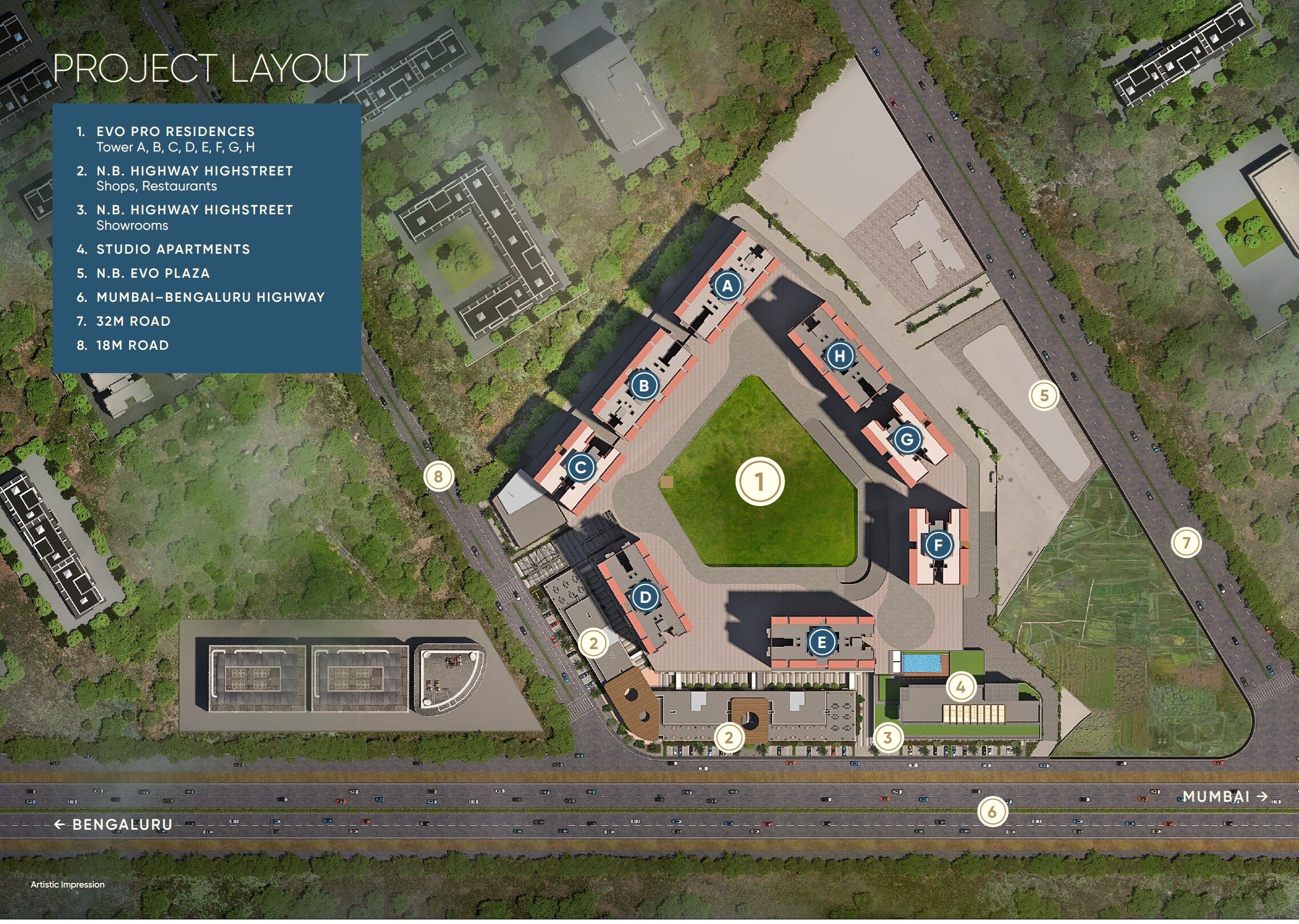 Yashada Evo Residences Master Plan Image