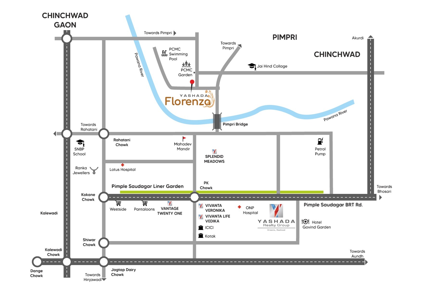 Yashada Florenza Location Image