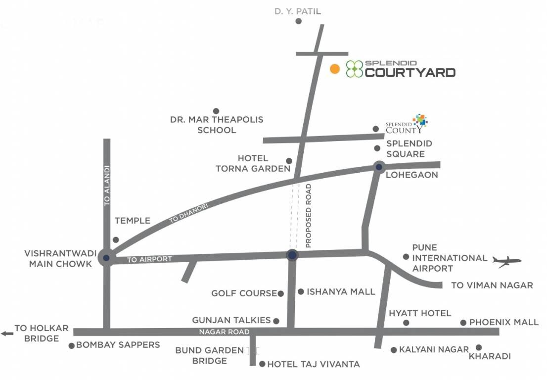 Yashada Splendid Courtyard Location Image