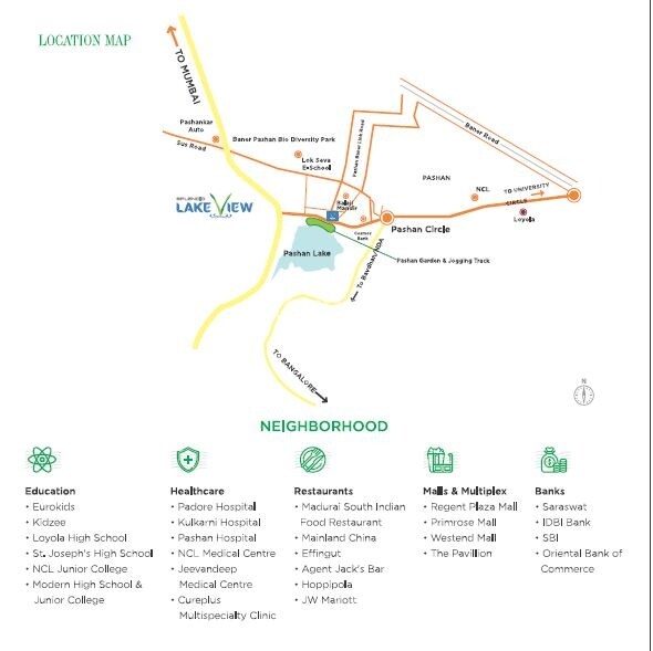 Yashada Splendid Lakeview Location Image