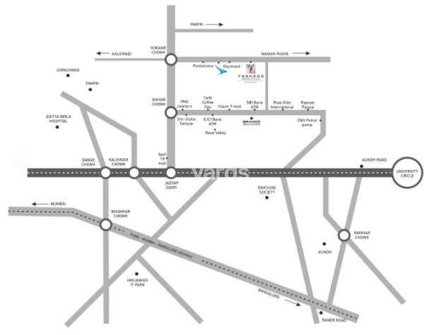 Yashada Vivanta Vantage Twenty One Location Image