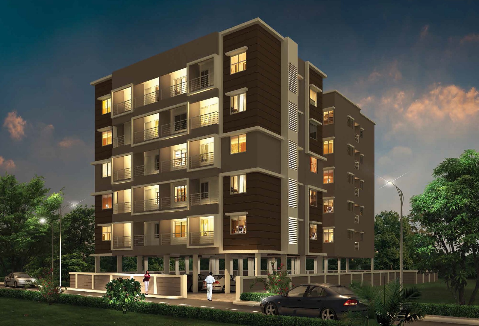 Yashaswi Mai Residency Apartment Exteriors