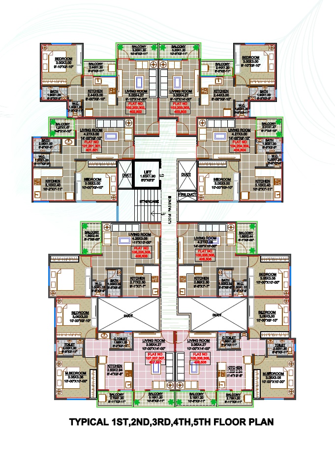 Yashaswi Mai Residency Floor Plans