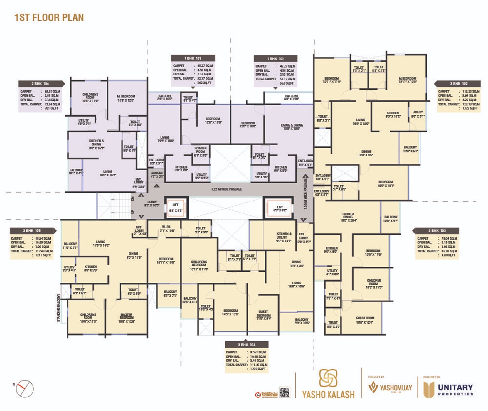 Yasho Kalash Floor Plans