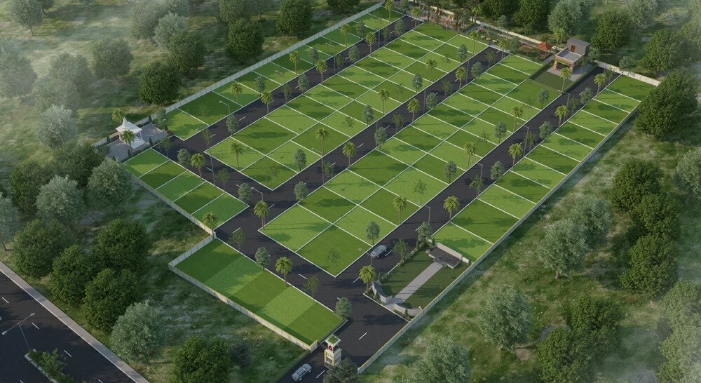 Yashoda-Tulsi-Villa_a green field filled with lots of green grass