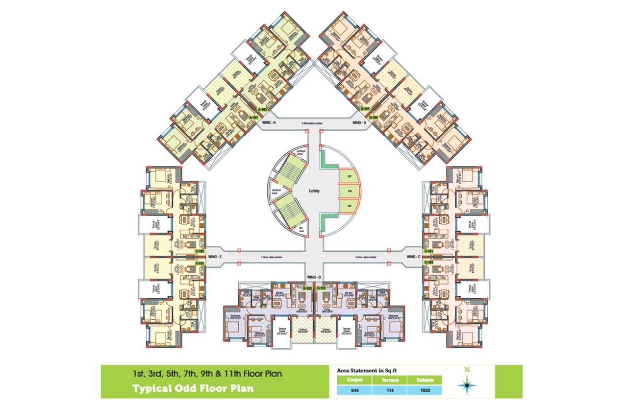 Yashodhan Devayani Residency Floor Plans