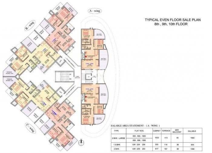 Yogayog Konde Deshmukh Elegance Floor Plans