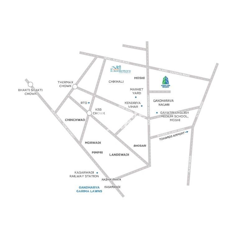 Yogesh Gandharva Excellence Location Image