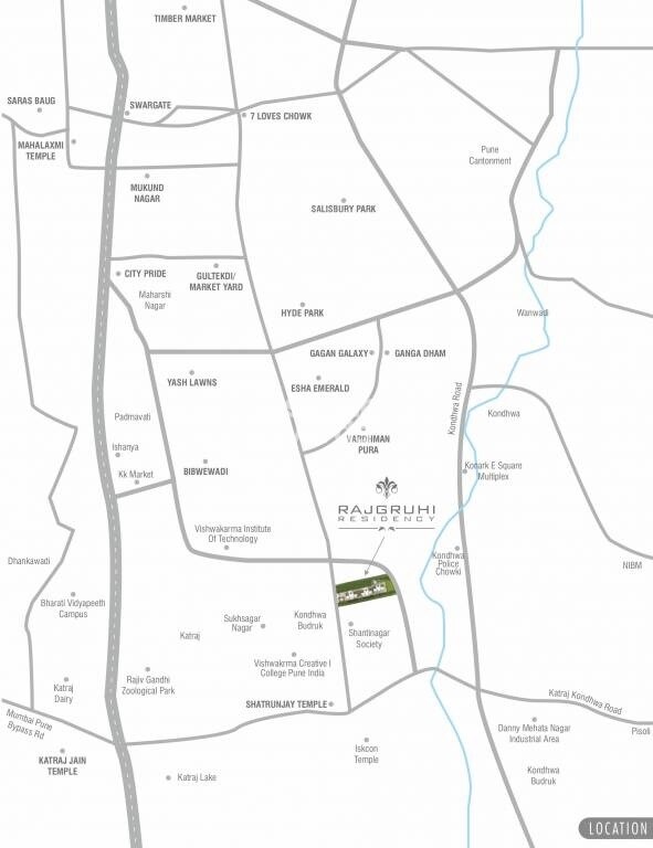 Yuvraj Rajgruhi Residency Location Image