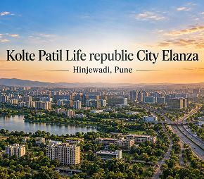 Kolte Patil Life republic City Elanza residential project in Hinjewadi