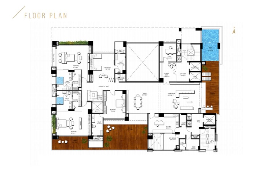 5 BHK 7722 Sq. Ft. Apartment