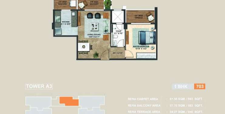 adani atelier greens apartment 1bhk 663sqft 1
