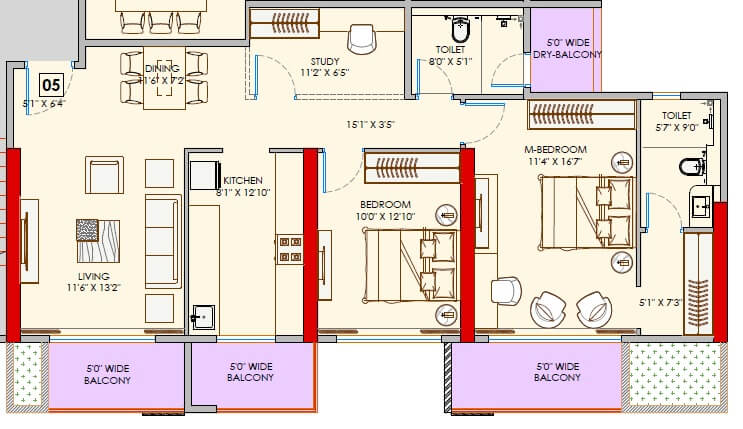 adani codename greens apartment 2bhk st 1019sqft 1