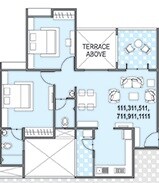 2 BHK 999 Sq. Ft. Apartment