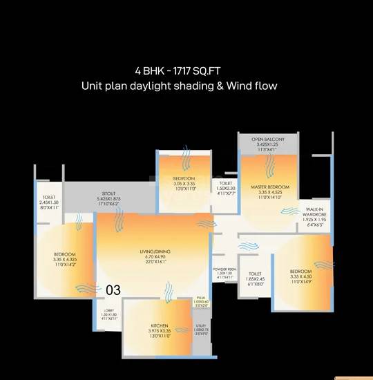 Other, aishwaryam-f-premium 4 Bedroom 1717 Sq.Ft. Apartment In Tathawade Pune 7978259