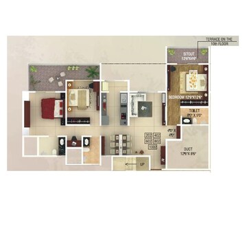  2 BHK Apartment at Alcon Silverleaf, Mundhwa – for Sale