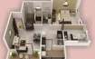 Alliance Nisarg Pink Lily 1 BHK Layout