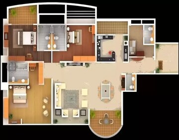  3 BHK Apartment at Amar Renaissance, Ghorpadi – for Sale