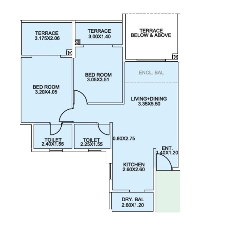 amit astonia royale apartment 2 bhk 625sqft 20242111162104